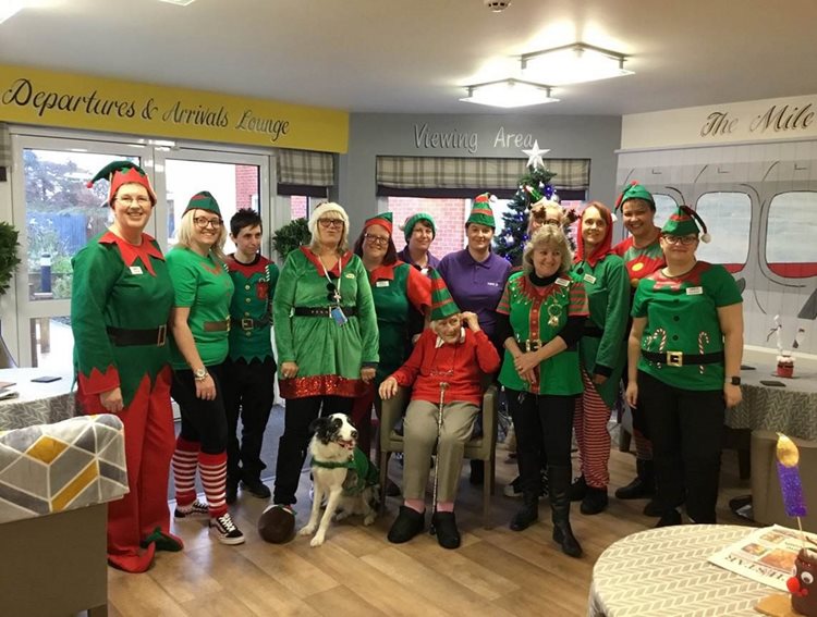 Ipswich care home have them-elves a merry little Christmas